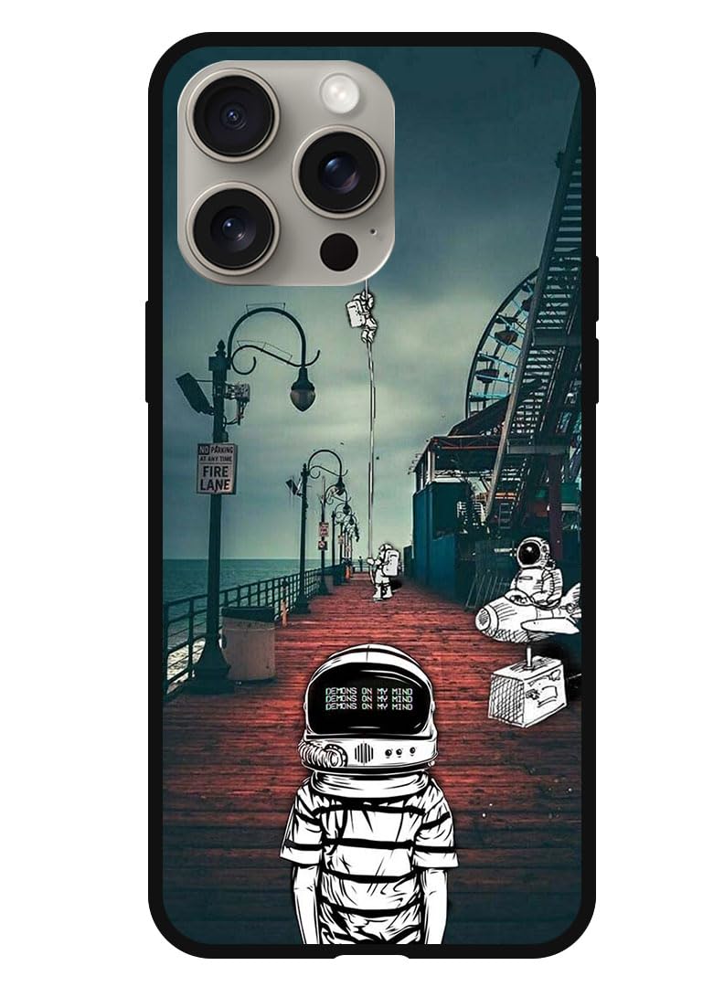 THEODOR Protective Case Anti Scratch Shock Proof Bumper Cover For iPhone 15 Pro Max Univers Multicolour - MCIPH15PMB657