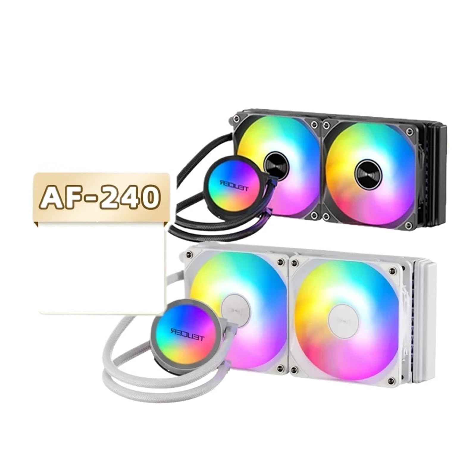 AC SE 240 液体CPUクーラー RGBファン Amazon.co.jp: TEUCER AF-240 水冷CPUクーラー 240mm RGBファン 液体