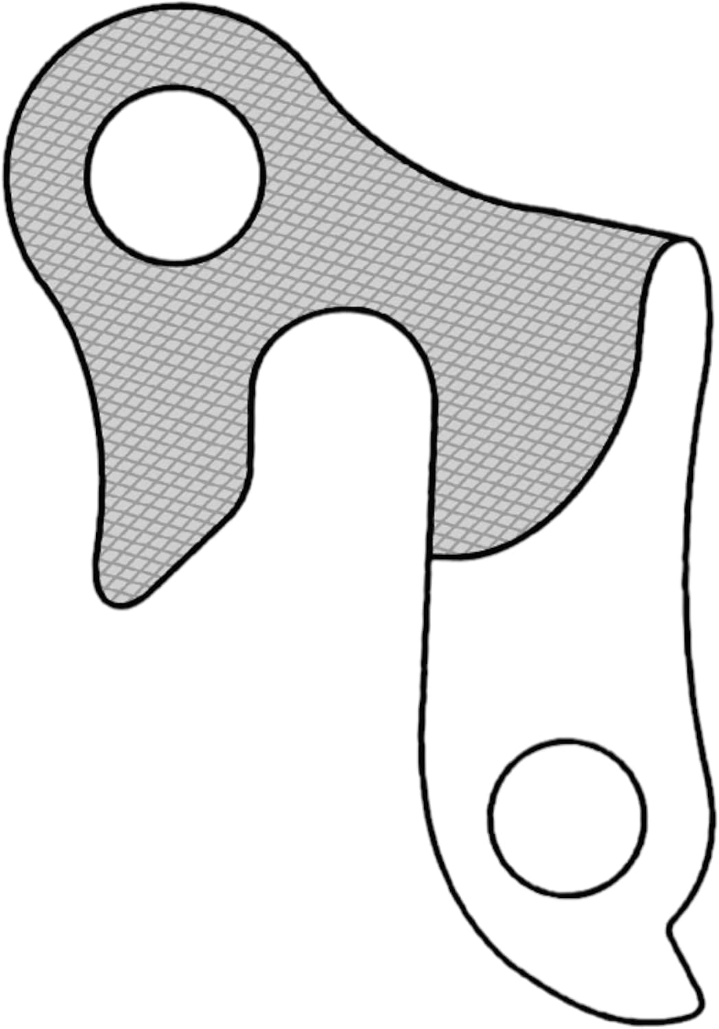 Bicycle Rear Derailleur Hanger 27 Compatible with Specific Raleigh Focus Diamondback Jamis Fuji Part Number 32-00-350