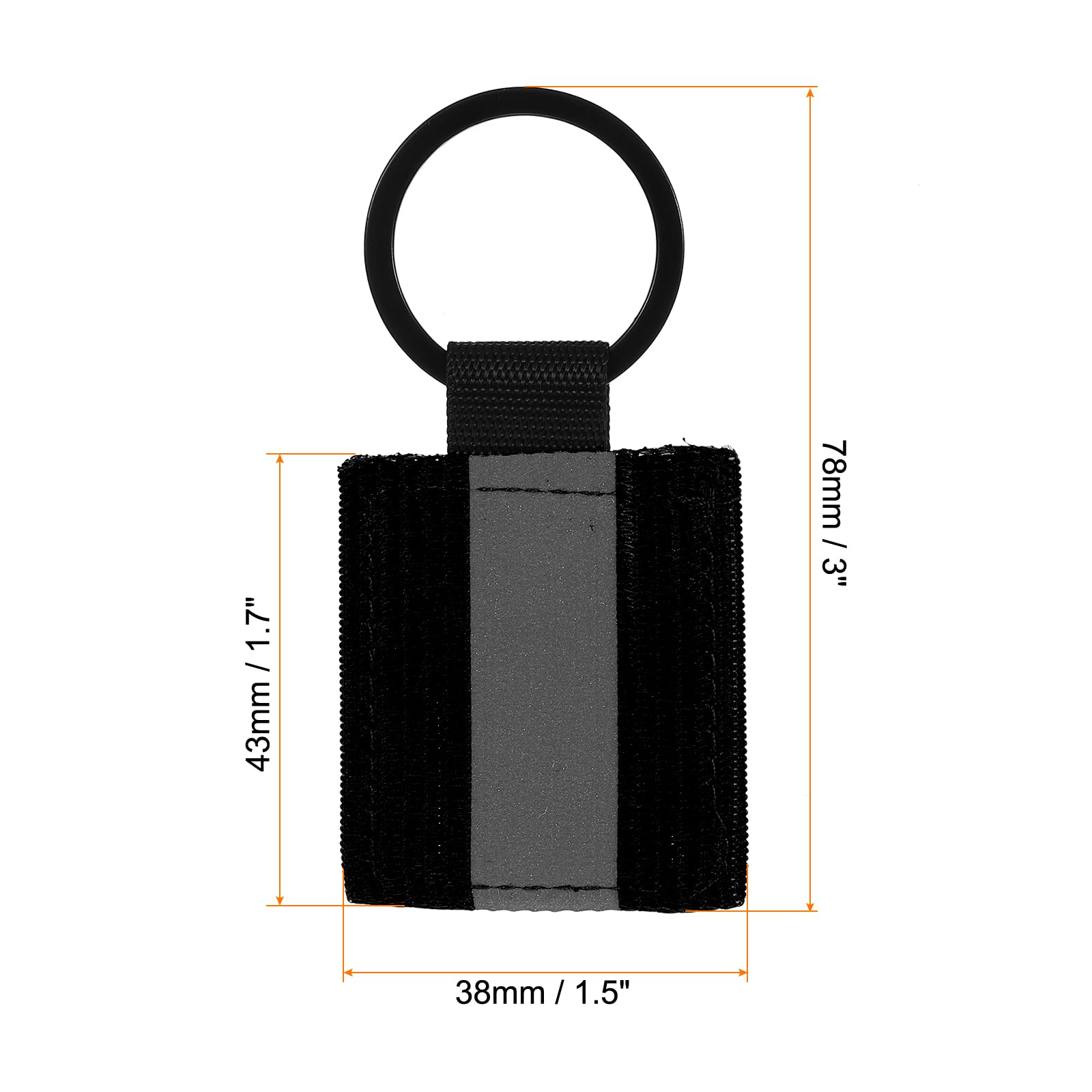 PATIKIL Reflective Keychain Tags - Image 2