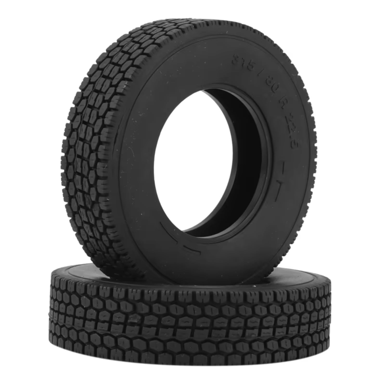 Accesorios coches RC per Tamiya 1/14 RC Trailer Tractor Truck Upgrade Parts 4 Pezzi 1.55 Pneumatici Gomma