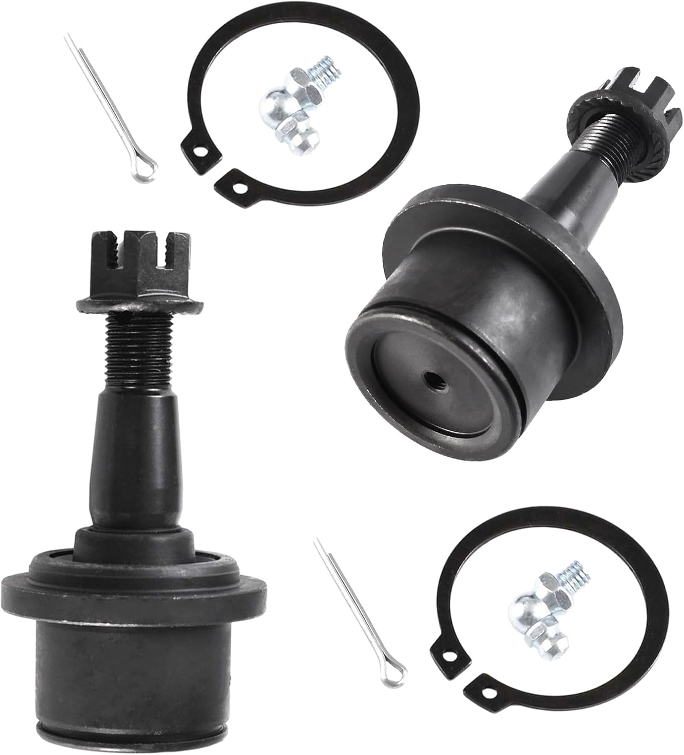 6pcs Suspension Kit for Ford F-150 Lincoln Mark LT 2004-2008, Front Upper Control Arms and Lower Ball Joints and Outer Tie Rod Ends