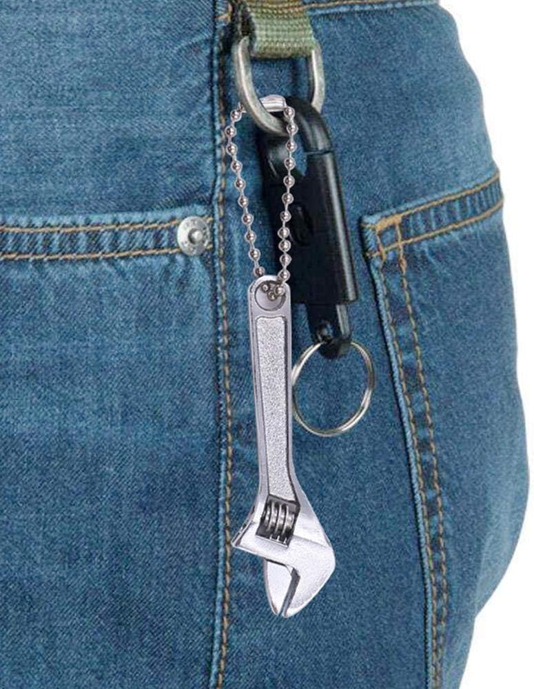 1Pc Mini Adjustable Wrench Adjustable Spanner Small Shifting Spanner Mini Repair Maintenance Hand Tool for Tightening or Loosening Nuts and Bolts Adjustable Wrenches