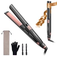 BESTOPE MIX Piastra Capelli 2in1, 15S Riscaldamento