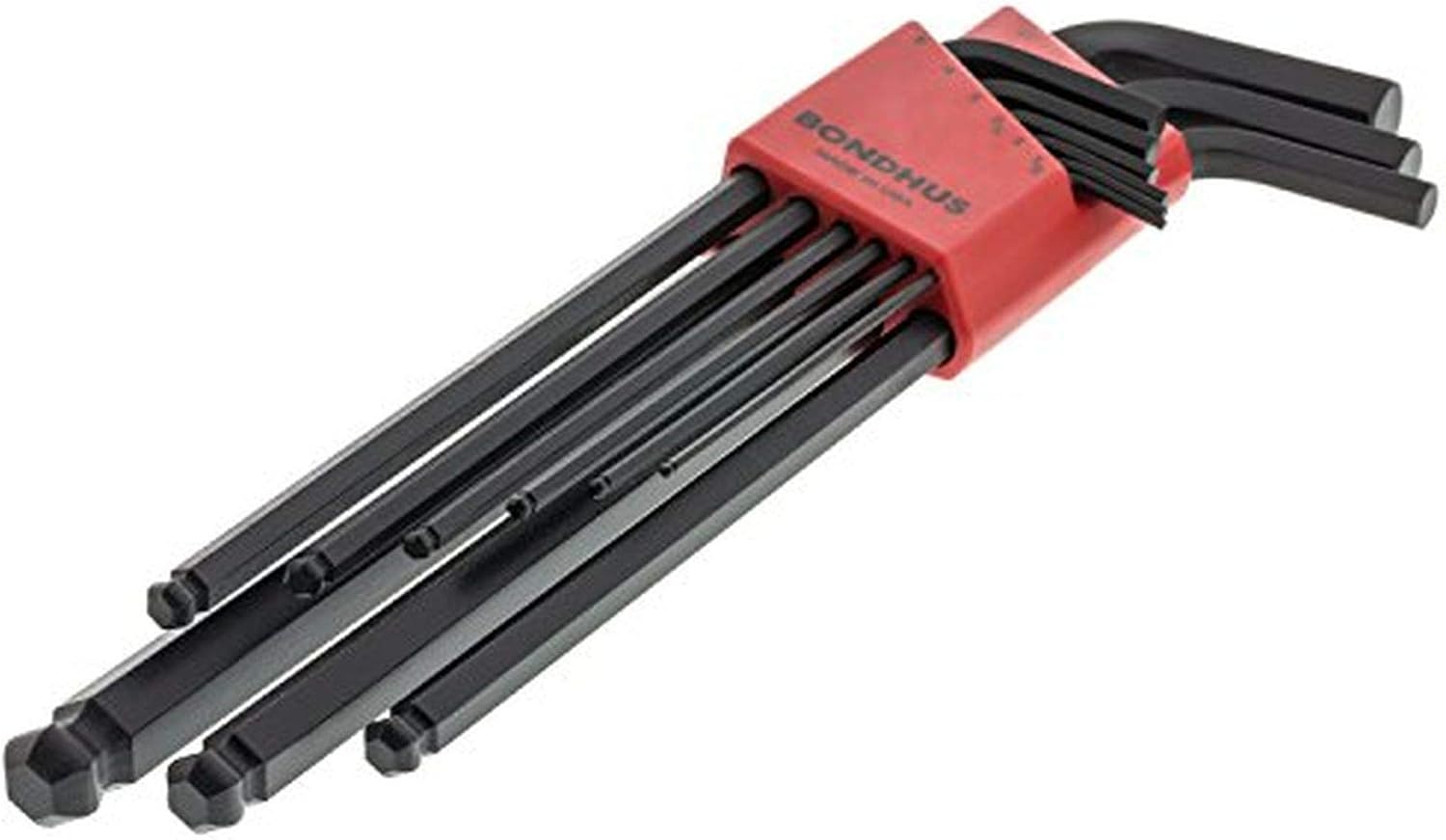 Bondhus 20699 Ball End Tip Screwdriver Set w/ProGuard & Extra Long Arm,13PC, multi, one size
