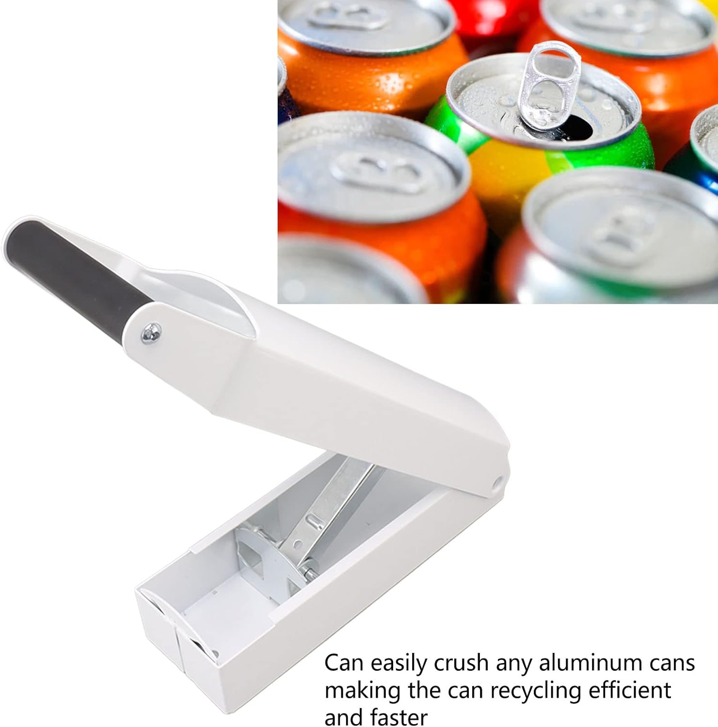 Can Crusher Wall Mounted Heavy Duty Manual Aluminum Can Smasher Compressor for Recycling 12oz 16oz Beverage Soda Cans Iron Material Easy Install