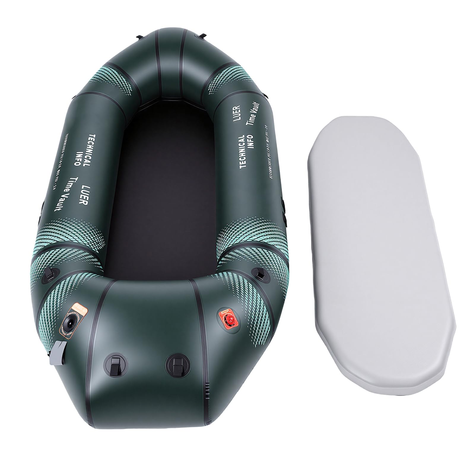 Matybobe Aufblasbares Schlauchboot Schwerlast TPU Angelboot Fuer