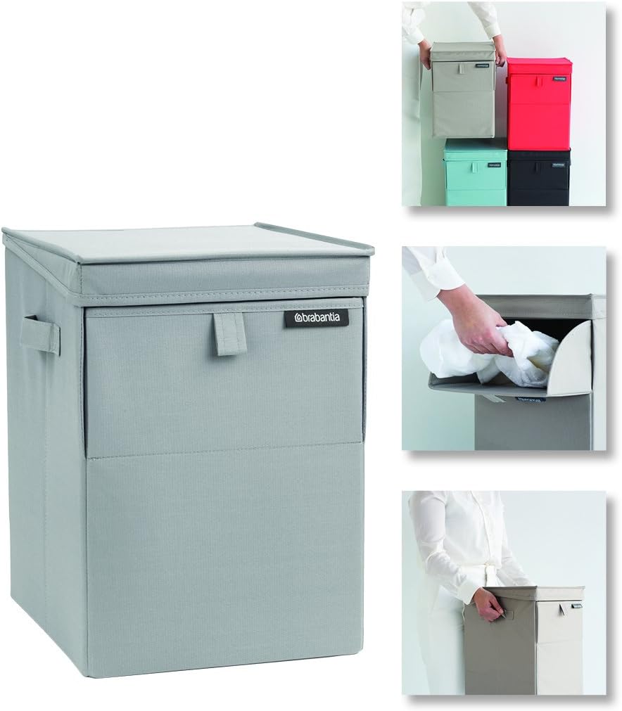 Brabantia Stackable Laundry Basket, 35 L - Grey