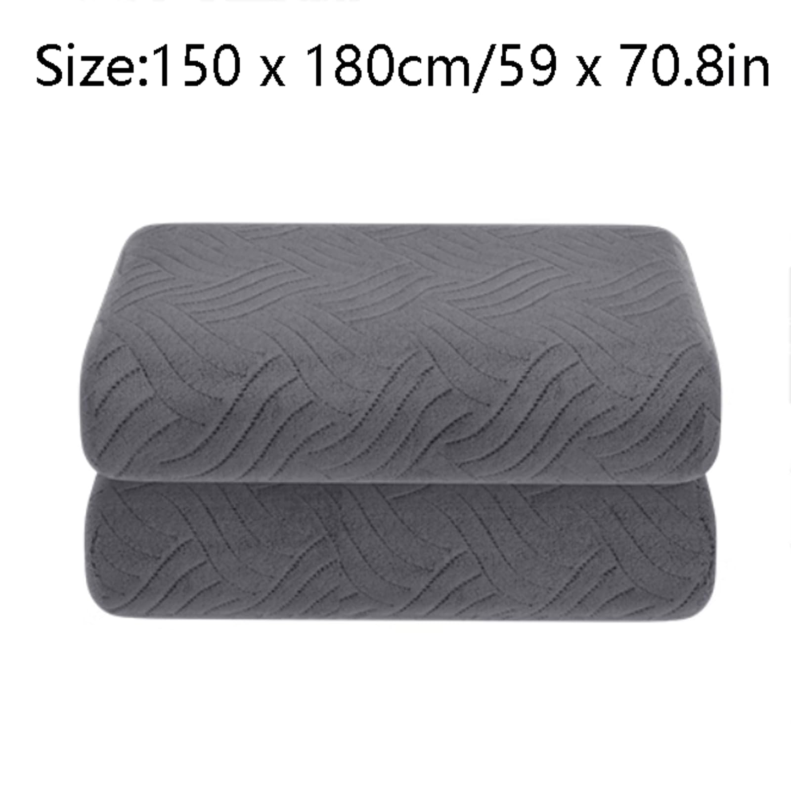 PEKJI Cotton Heated Throw with 12 Hour Timer Function Comfortable Heated Blanket Warm Electric Blankets 5 Temperature Levels