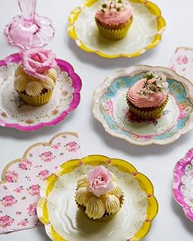 Talking Tables Afternoon Tea Vintage Floral Paper Plates