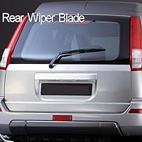 Vista 4 de Juego de limpiaparabrisas delantero y trasero compatible con Nissan X-Trail T30 2000-2007 limpiaparabrisas de 24 + 16 + 17 pulgadas