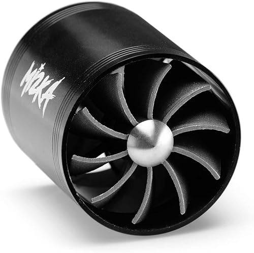 Miniatura 3 de EZAUTO WRAP Mi2KA - Sistema de aceleración turbonador turbonador turbina de admisión de aire de combustible, ahorro de gas de un solo ventilador,