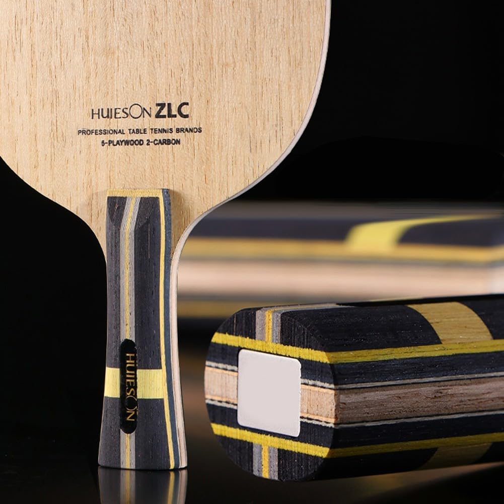DAZZLEEX Bate de tenis de mesa de madera para entrenamiento profesional, pala de tenis de mesa, bate de para ping pong profesional para entrenamiento de tenis de mesa (mango largo), 2002632123