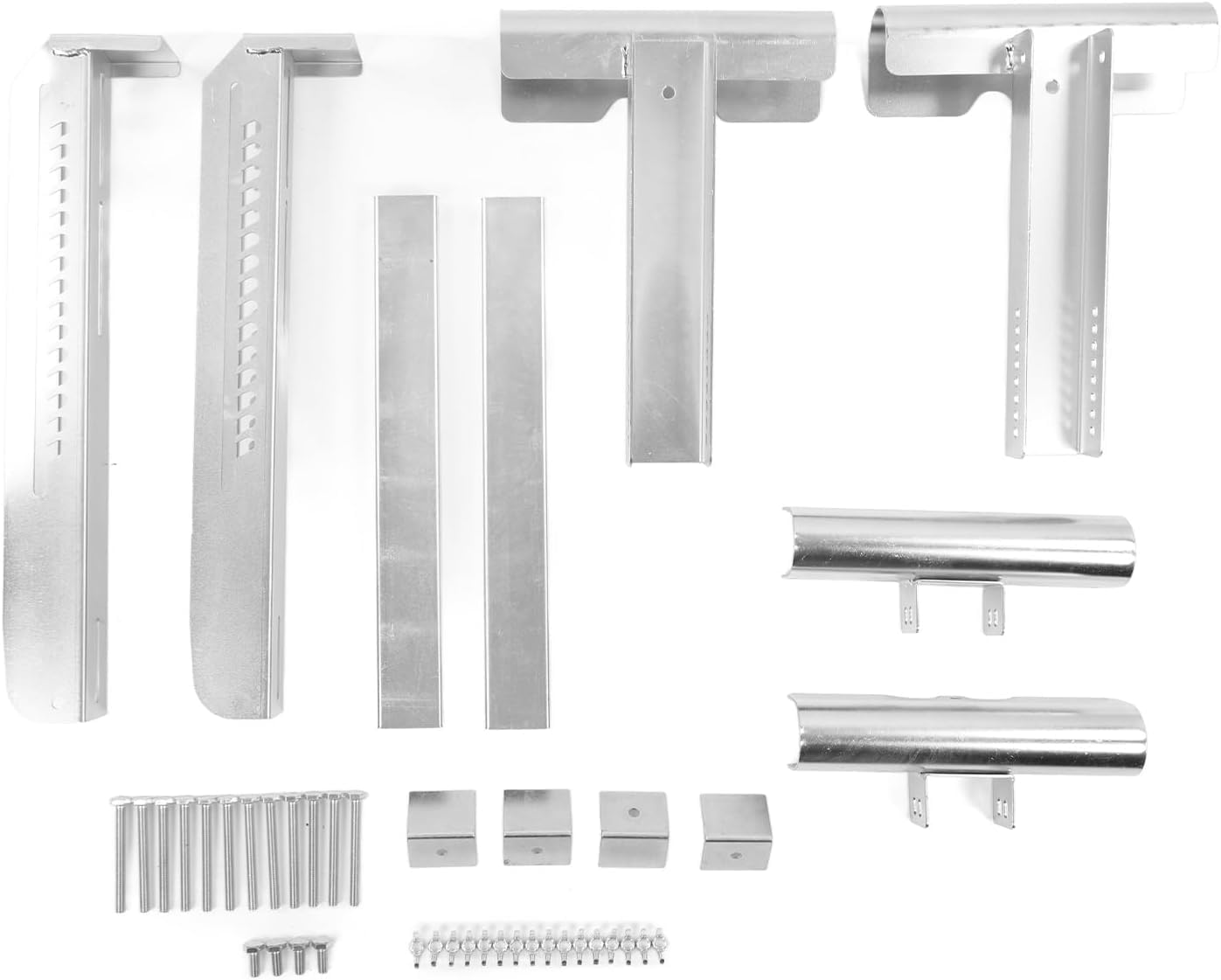 2PCS Ladder Jack Kit, Adjustable Stabilizer Tripod Load Bearing Bracket Heavy Duty Alloy Steel Ladder Stand Kit for Roofing or Painting