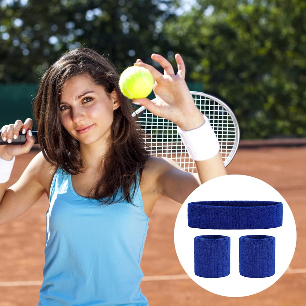 Anti-transpiration Bandes De Poignet, Bracelet De Sport Absorbant Bandes De Poignet Coton Élastique 4 Pièces Bracelet Coloré Bracelet De Sport Pour Coloré Bracelet De Sport Pour Basketball Baseball