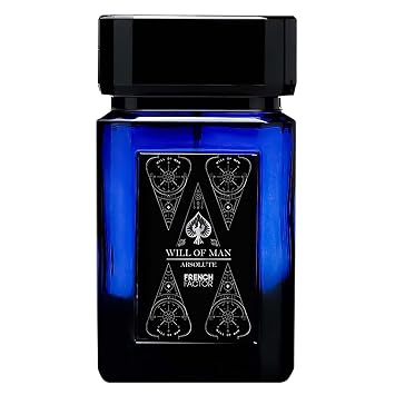 French Factor Will of Man Absolute Eau de Parfum for Men 90ml | Premium Long Lasting Oriental Oud Perfume | Intense Royal Luxury Cologne with Cardamom, Pink Pepper, Dark Oud, Cedarwood & Amber