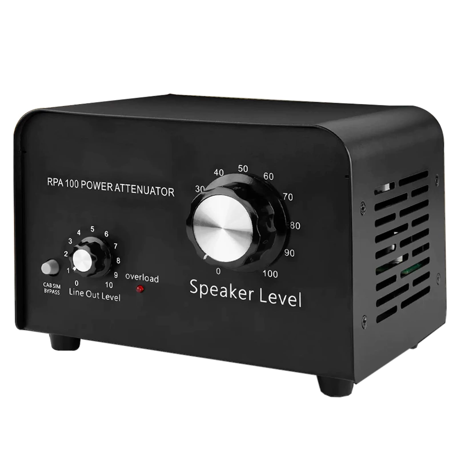 Attenuatore Di Potenza Passivo Da 100 W, Box Di Attenuazione Audio Regolabile Con Simulazione Di Altoparlante, Per Amplificatori Valvolari Per Chitarra/basso, Registrazione Silenziosa, Pratica E