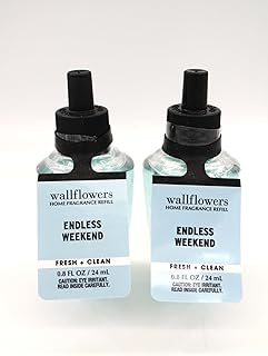Endless Weekend, Bath and Body, Wallflowers Home Fragrance Refills, 0.8 fl oz Each, 2 Pack