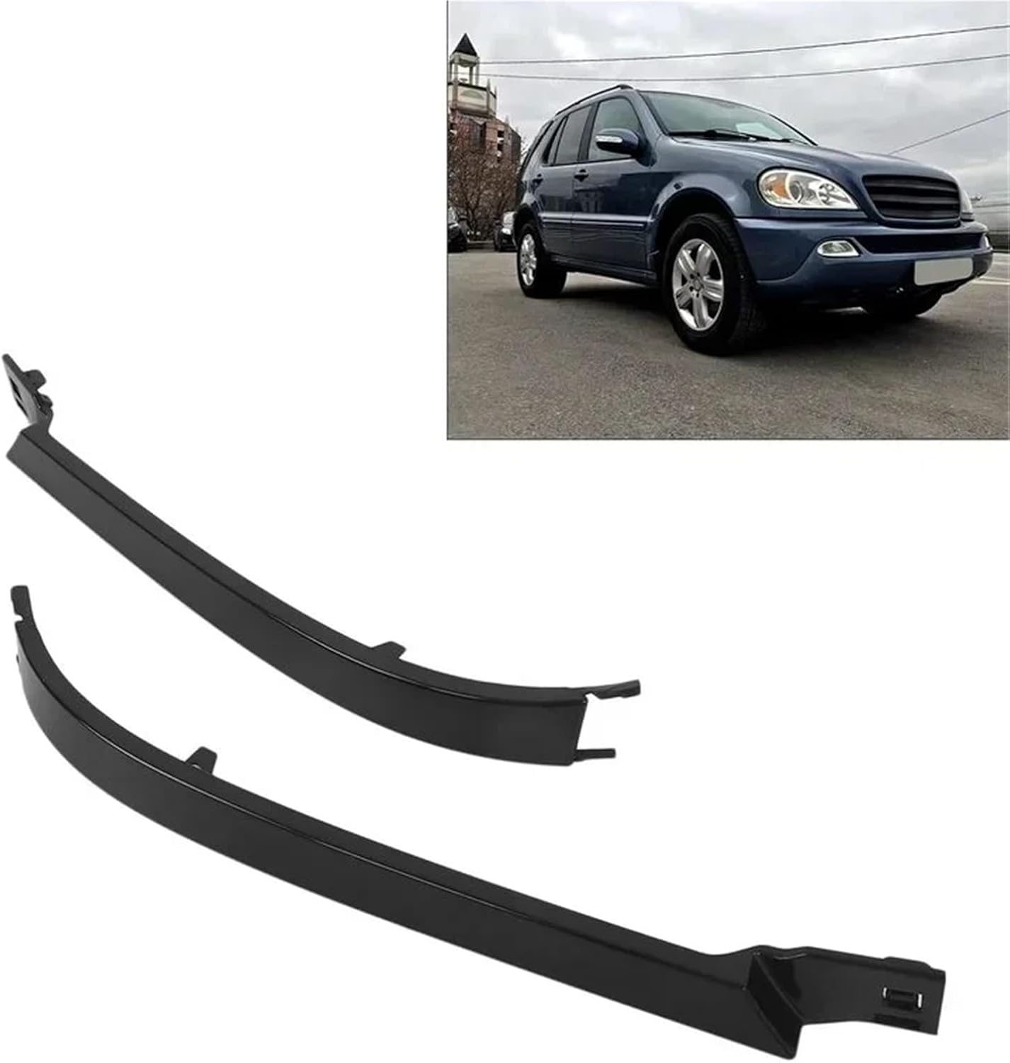 Headlight Below Lower Trim Filler Panel Molding Left Right Car Accessories(Left)