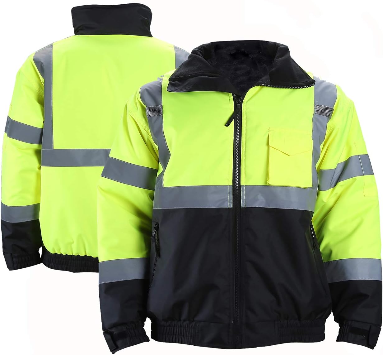 hi vis waterproof work jacket