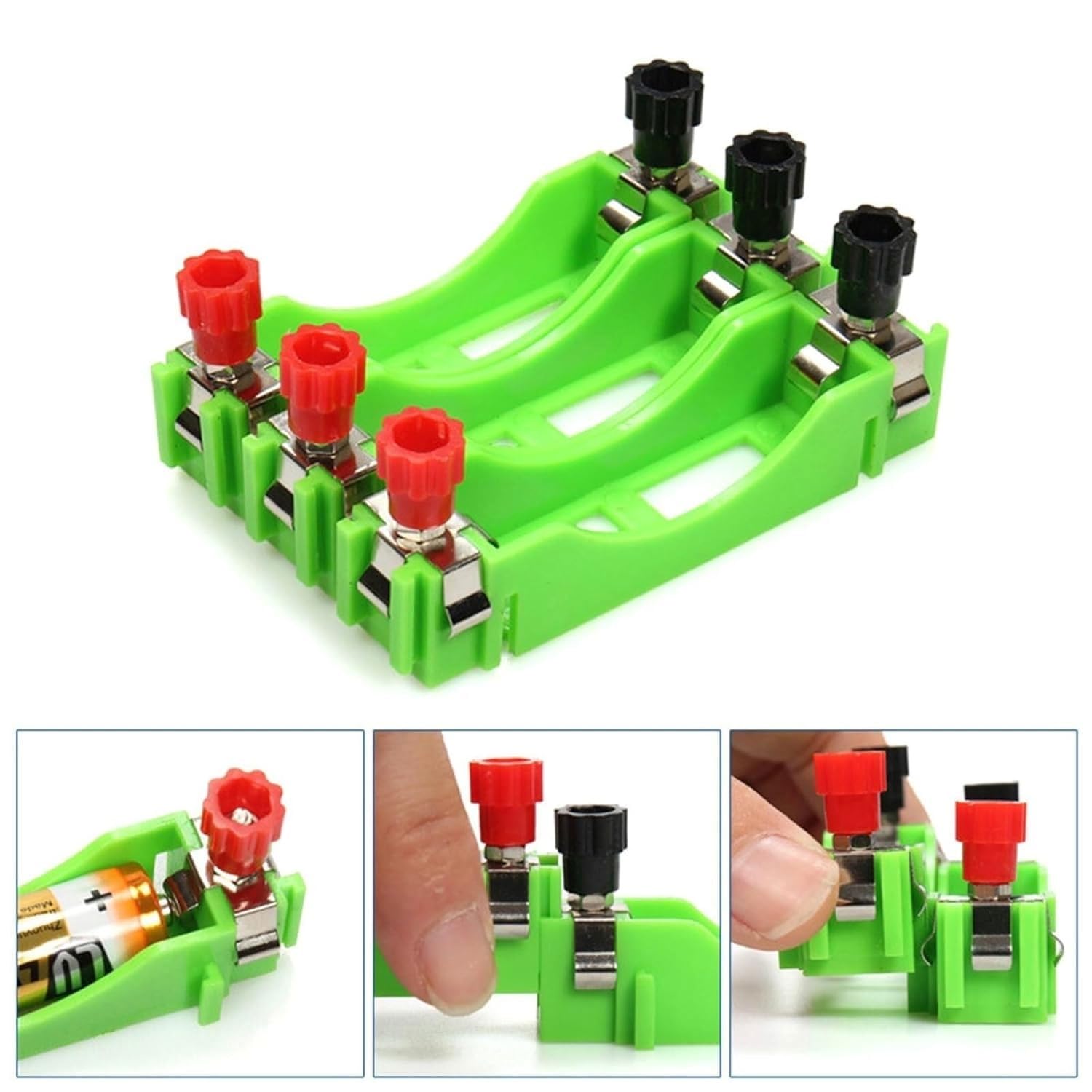 Kit completo for esperimenti elettromagnetici e sui circuiti, set da laboratorio di base for il rilevamento dell'elettricità for l'esplorazione dei principi paralleli in serie e la dimostrazione