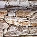 SimpleLife4U Self-Adhesive Shelf Liner Removable Contact Paper Refurbish Apartment Dorm Shop Ugly Wall, Modern Bricks, 17.7 Inch By 9.8 Feet