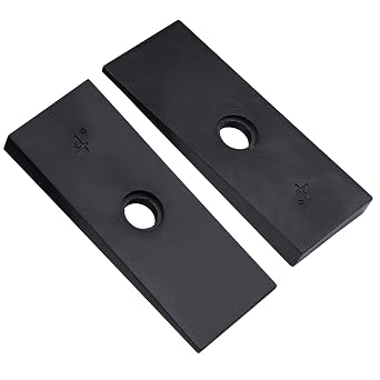 4 Leaf Spring Degree Shims, Universal Suspension Axle Shims, Black, 2PCS