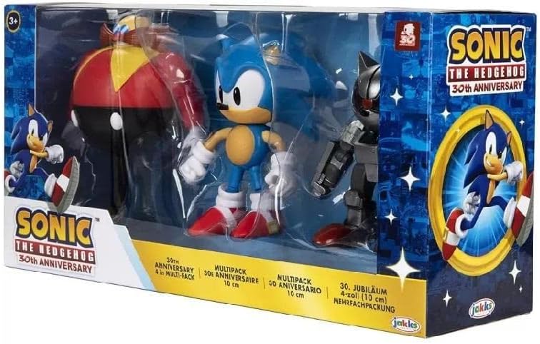 Sonic The Hedgehog 4 inch Action Figures, Sonic Classic 3 Pack – BigaMart