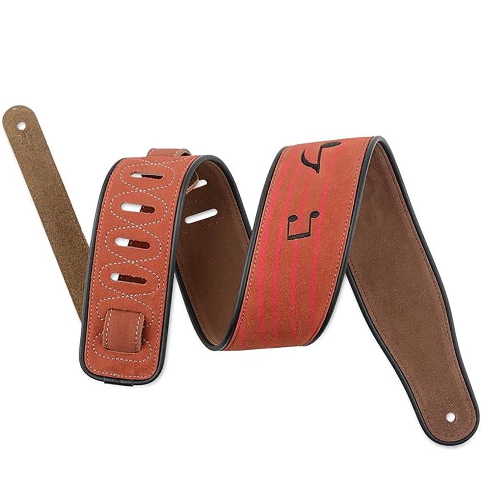 Correa de cuero for guitarra, 2,8 pulgadas ancho, for bajo, eléctrica y acústica Para Guitarras Bajas