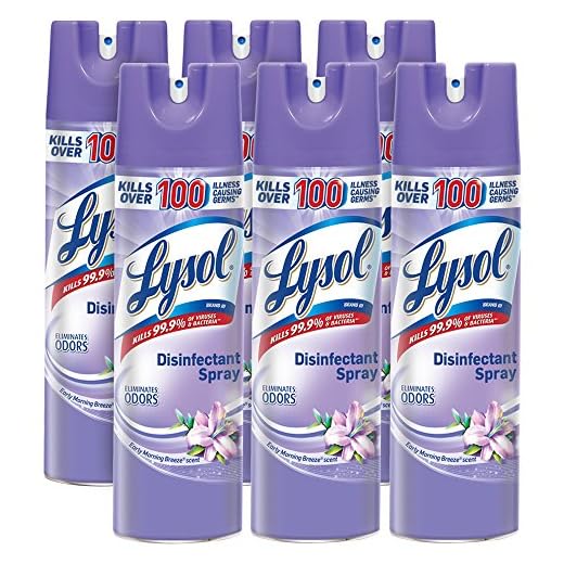 Lysol Disinfectant Spray, Early Morning Breeze, 228oz (12X19oz)