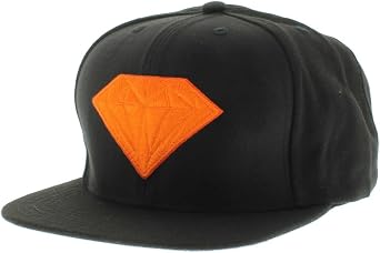 Diamond Supply Co. Men Emblem Jewel Gem Snapback Hat OSFA Black