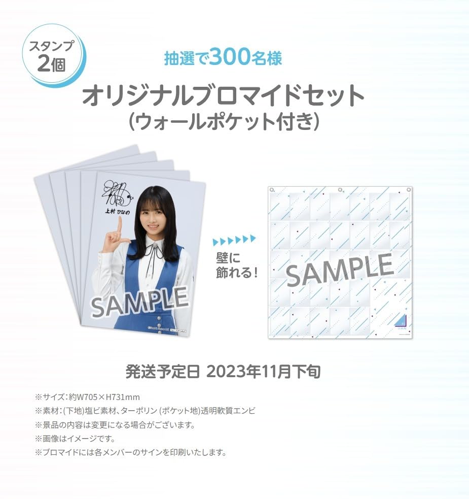 Amazon.co.jp: 300名限定 ローソンくじ櫻坂46日向坂46キャンペーン当選 