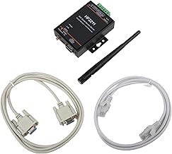 HF2211 Industrieller Serial Port Server RS232/RS485/RS422 zu Ethernet Konverter mit WiFi, 5-36VDC, für MODBUS TCP, TLS Verschlüsselung, Web-Konfiguration, für Industrieautomation