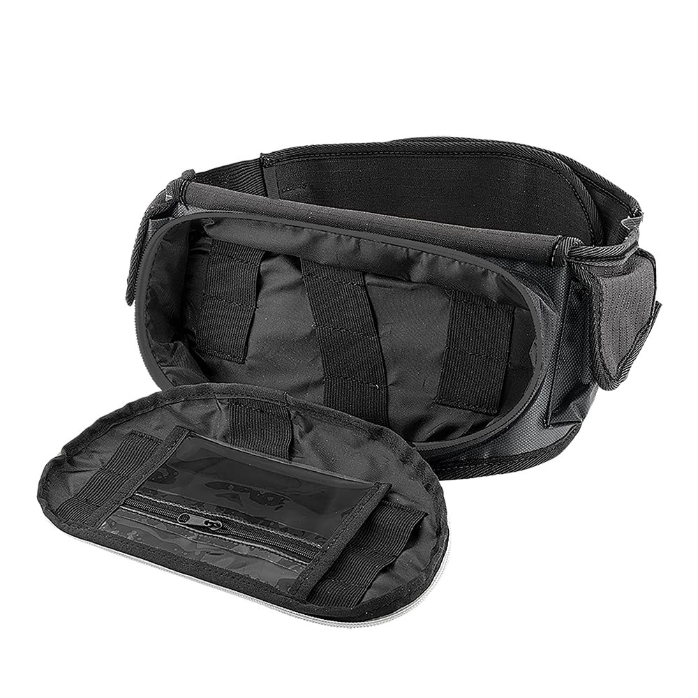 O'NEAL | Accessori | Motocross Enduro Bike | Cintura elastica regolabile, numerose tasche, comoda e imbottita tasca sul fianco | Waist Toolbag | Nero | Dimensione 110 x 15 cm