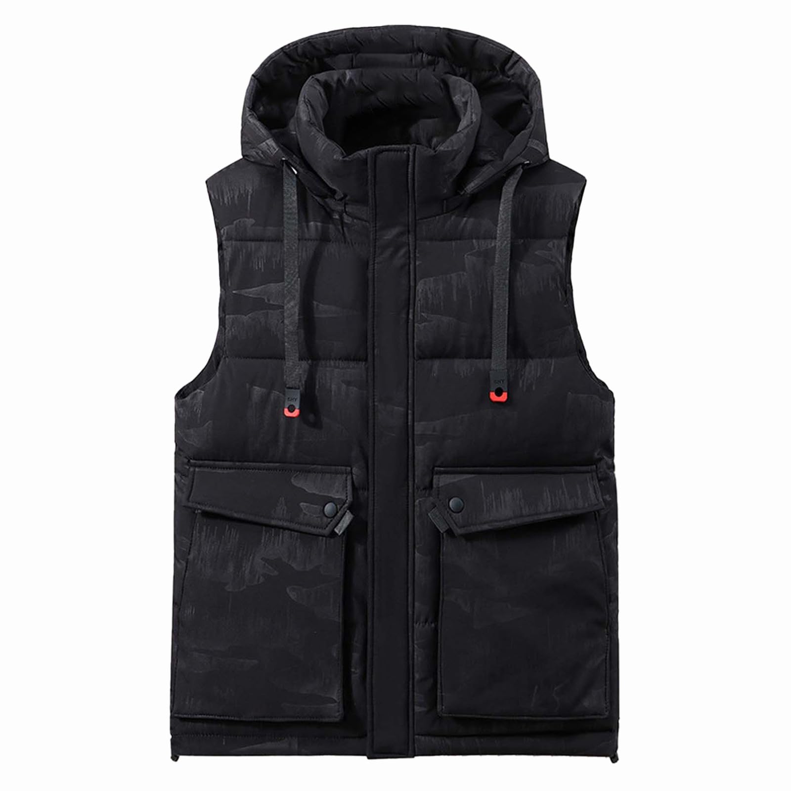 Genérico Chaleco Plumas Ligero Hombre,Chalequillo Caballero Plumon Guateado chaqueta térmica para correr Desmangado Hombre Con Cremallera de invierno softshell sin mangas deportivo entretiempo