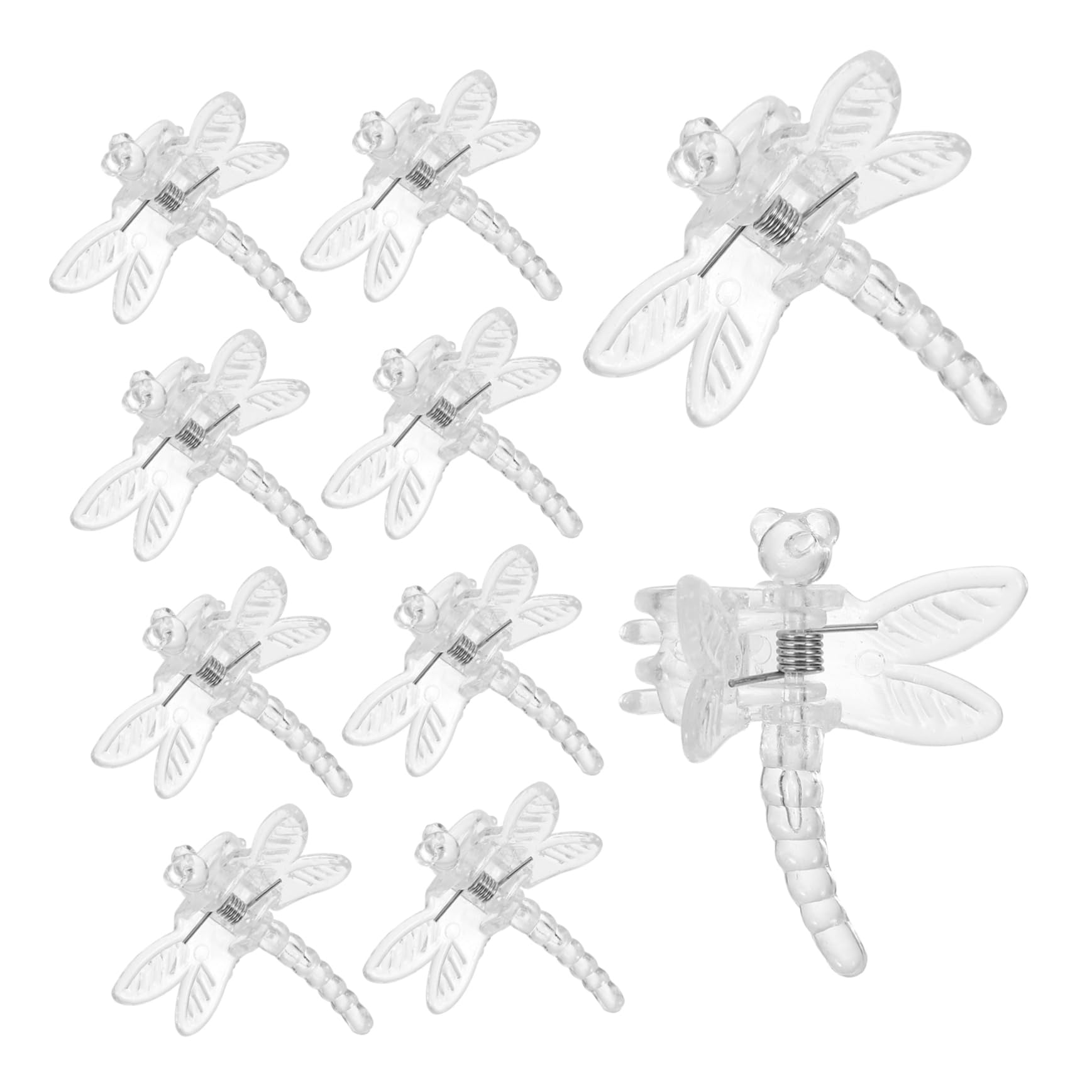TOYANDONA 5 Sätze Transparente Pflanzenclips Multifunktionale Orchideen Clips Zur Unterstützung Von Pflanzenstängeln Für Weinreben Und Gemüse Gartenwerkzeug Für Sicheres 10 Stück * 5