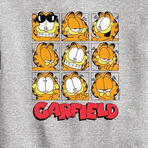 HYBRID APPAREL - Garfield - Faces Grid - Toddler And Youth Crewneck Fleece Sweatshirt3