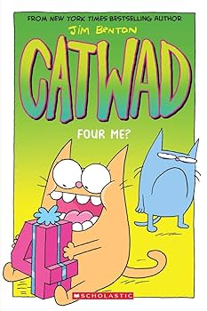 Catwad 6冊　英語音声絵本　漫画 Amazon.com: You're Making Me Six: A Graphic Novel (Catwad #6