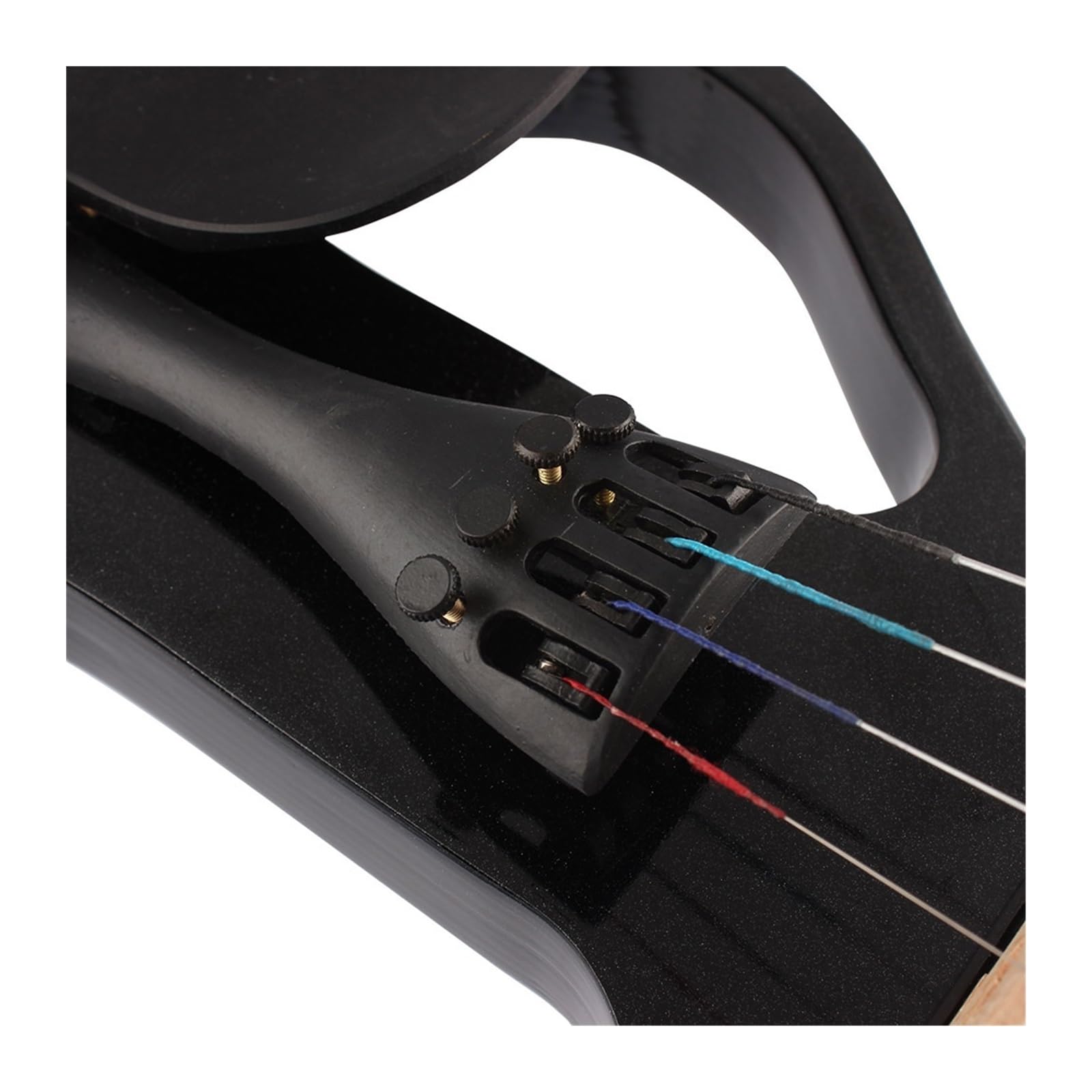 BABYCE Adulti Violino Violino Elettrico Professionale 4/4 Violino Strumento A Corde Violino Nero con Custodia per Accessori Cavo per Cuffie