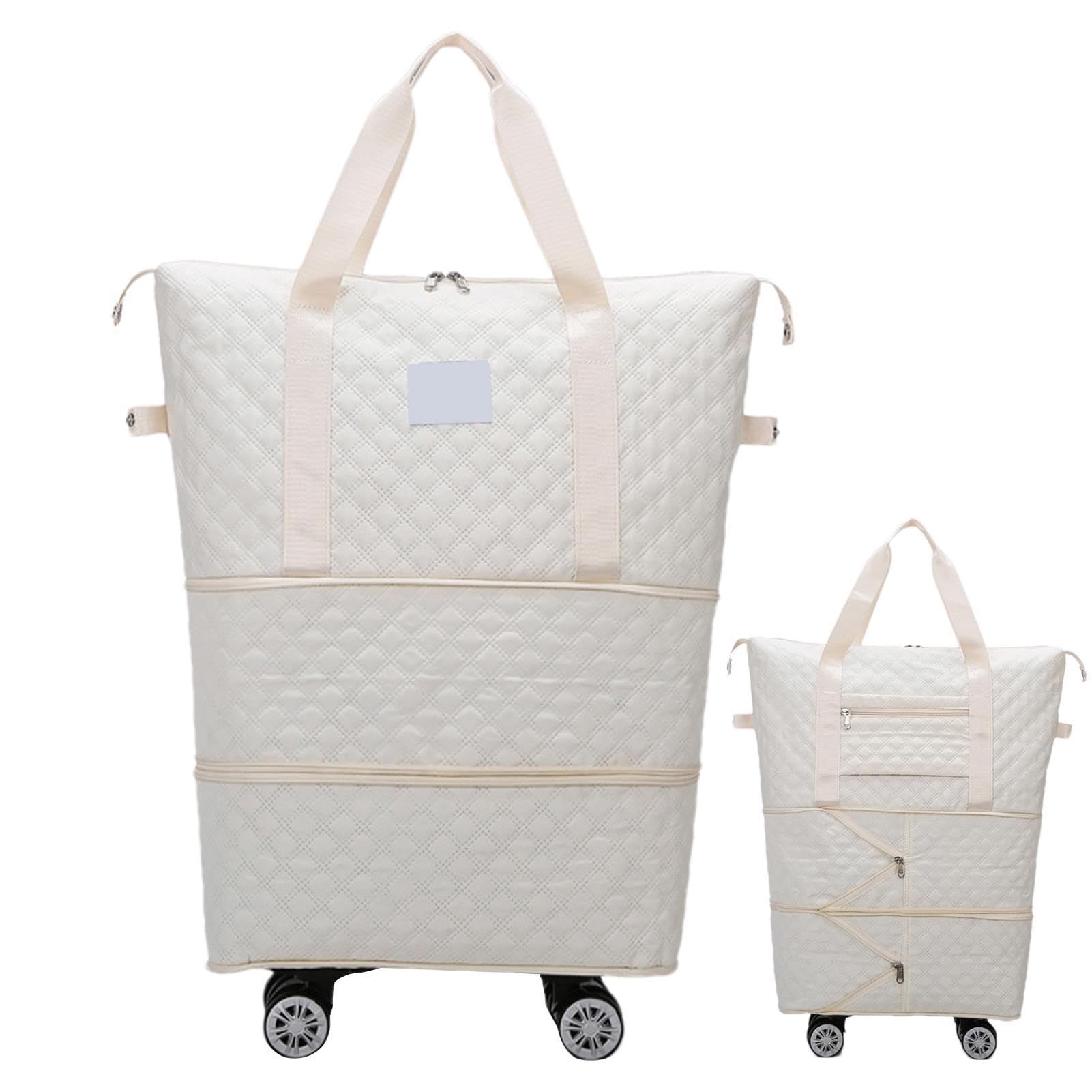 Bolsa De Viaje Plegable Ampliable, Bolsa De Viaje con Ruedas | Bolsa de viaje con ruedas Bolsa de para llevar | Equipaje de mano extensible, bolsa de viaje de gran capacidad para gimn