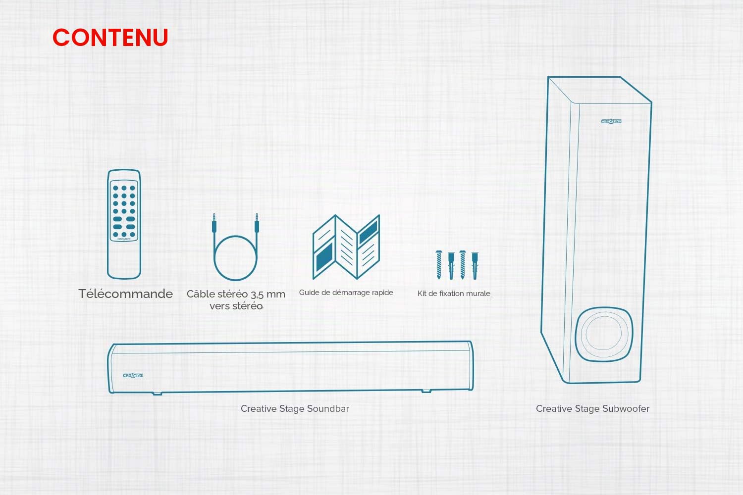 Soundbar Creative Stage 2.1