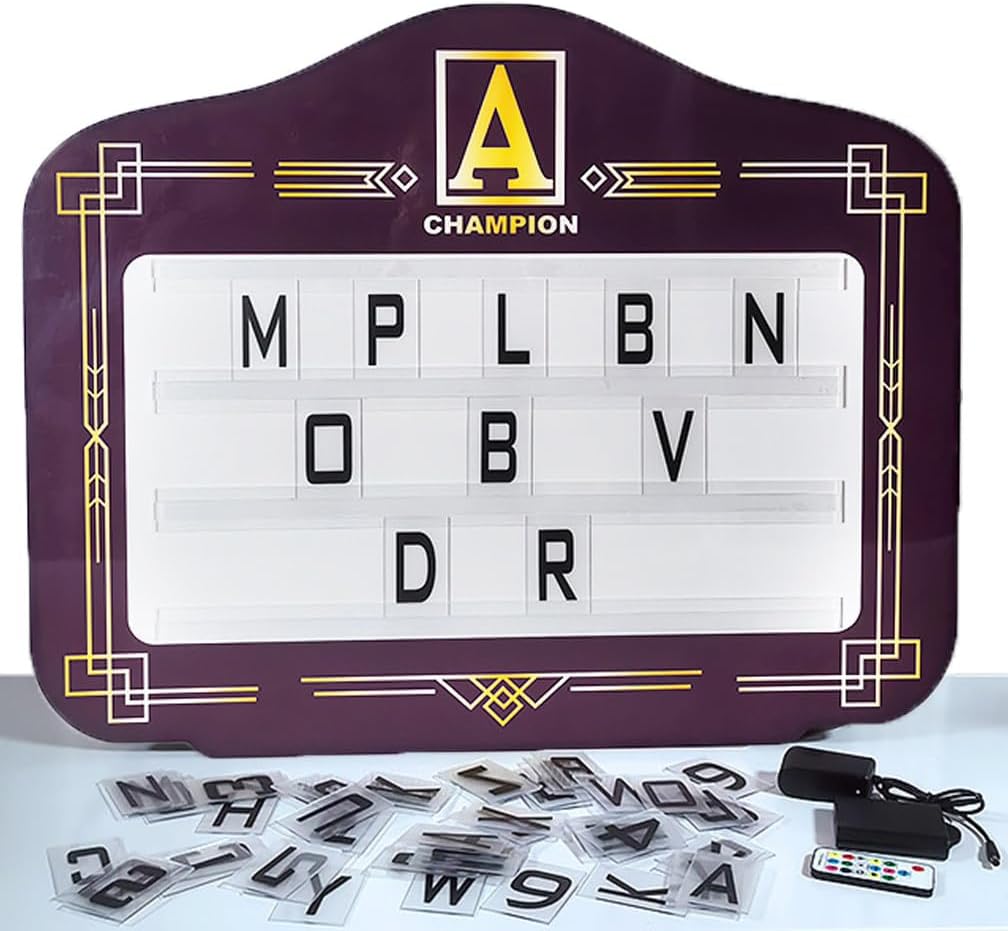 LED Club Bottle Presenter, Handheld LED Night Club Sign Service, Color Letter Billboard, with Color and Letters Change, Changeable Letters, VIP Service for Club Party Bar,B