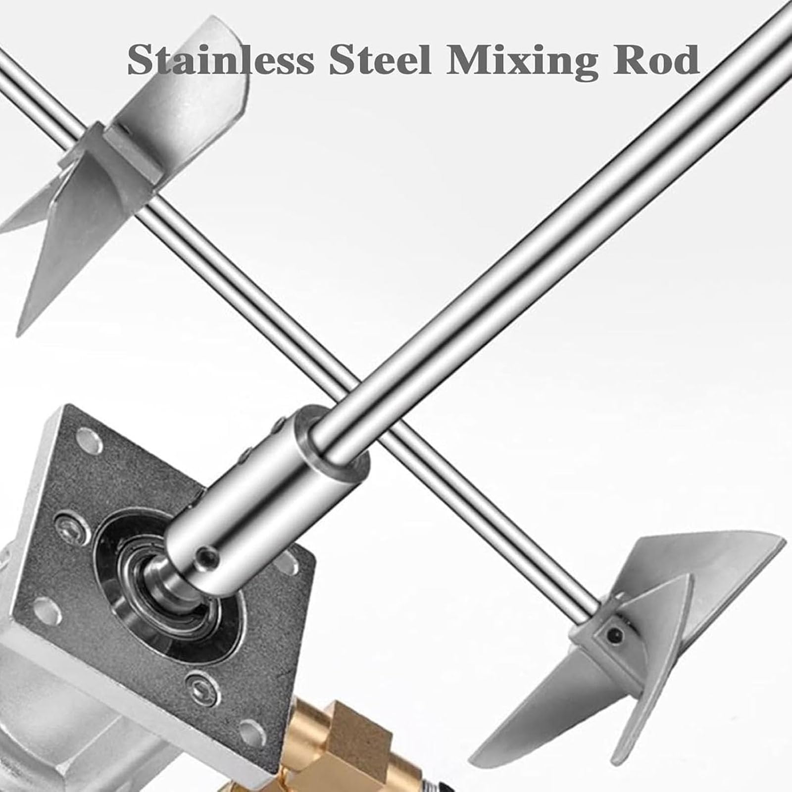 Mezclador neumático para pintura de 5 galones, 1/8 HP automático, velocidad ajustable 50-2800 RPM, altura ajustable 46-86 cm, ideal para revestimientos de pegamento, uso industrial