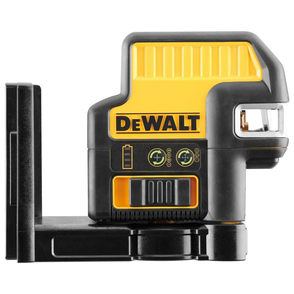 DEWALT DCE0825D1G-QW - Self-Leveling Laser 2 Cross Lines (Horizontal and Vertical) and 5 Points - Includes DW 10.8V Lithium Battery - GREEN