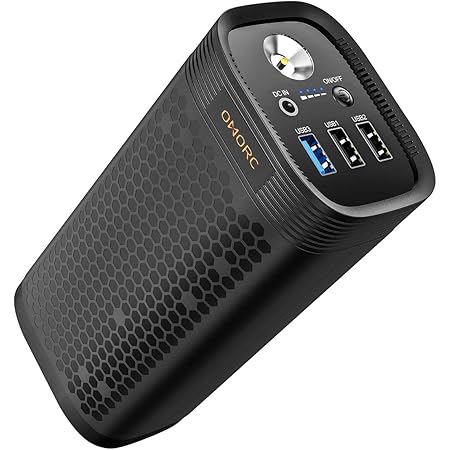 Amazon Com Omorc 000mah 74wh Portable Power Station 85w 150w Peak Ac Outlet Portable Charger Led Qc 3 0 Tas Approved Portable Camping Solar Generator Battery Power Station Black Garden Outdoor