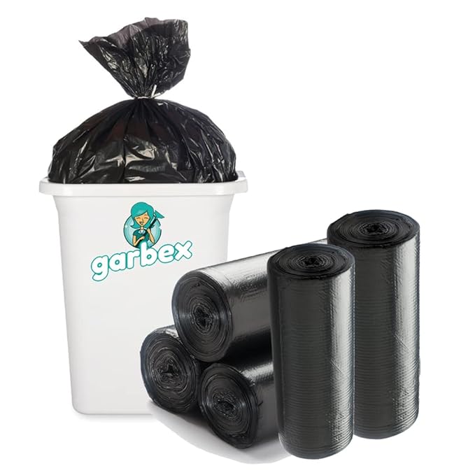 Amazon Brand Garbex! Biodegradable Black Garbage Bags & Dustbin Bag
