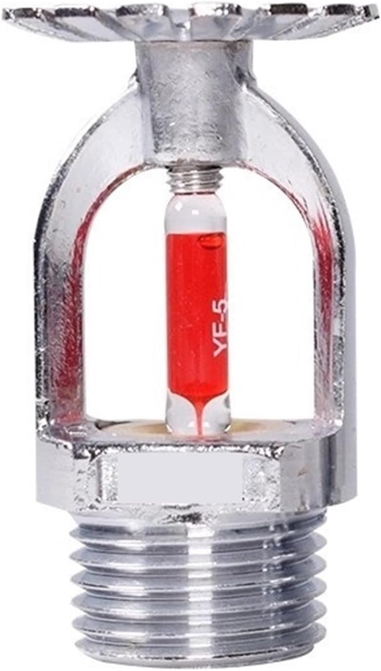 5PCS 68° Bronze Fire Sprinkler Heads - 1/2" DN15 Pendent Type for Commercial & Public Spaces(Down)
