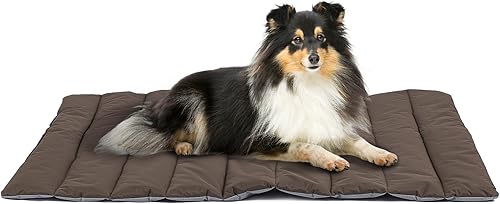 Miniatura 12 de Heeyoo Cama para perros al aire libre, impermeable, lavable a máquina y portátil, tapete plegable para mascotas para perros pequeños, medianos y