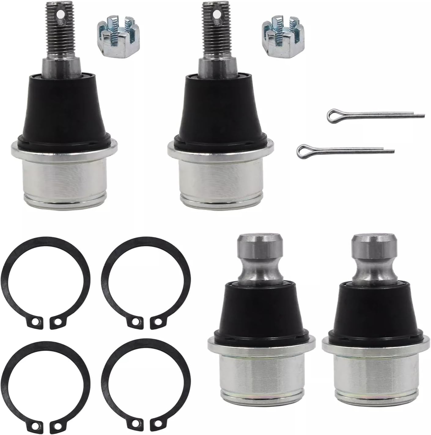 Upper & Lower Ball Joints Fit for Can-Am Outlander Commander Maverick Defender 1000 800 800R 850 650 Max DPS XT 2011 2012 2013 2014 2015 2016 2017 2018 2019 2020 2021 2022-4 Pcs