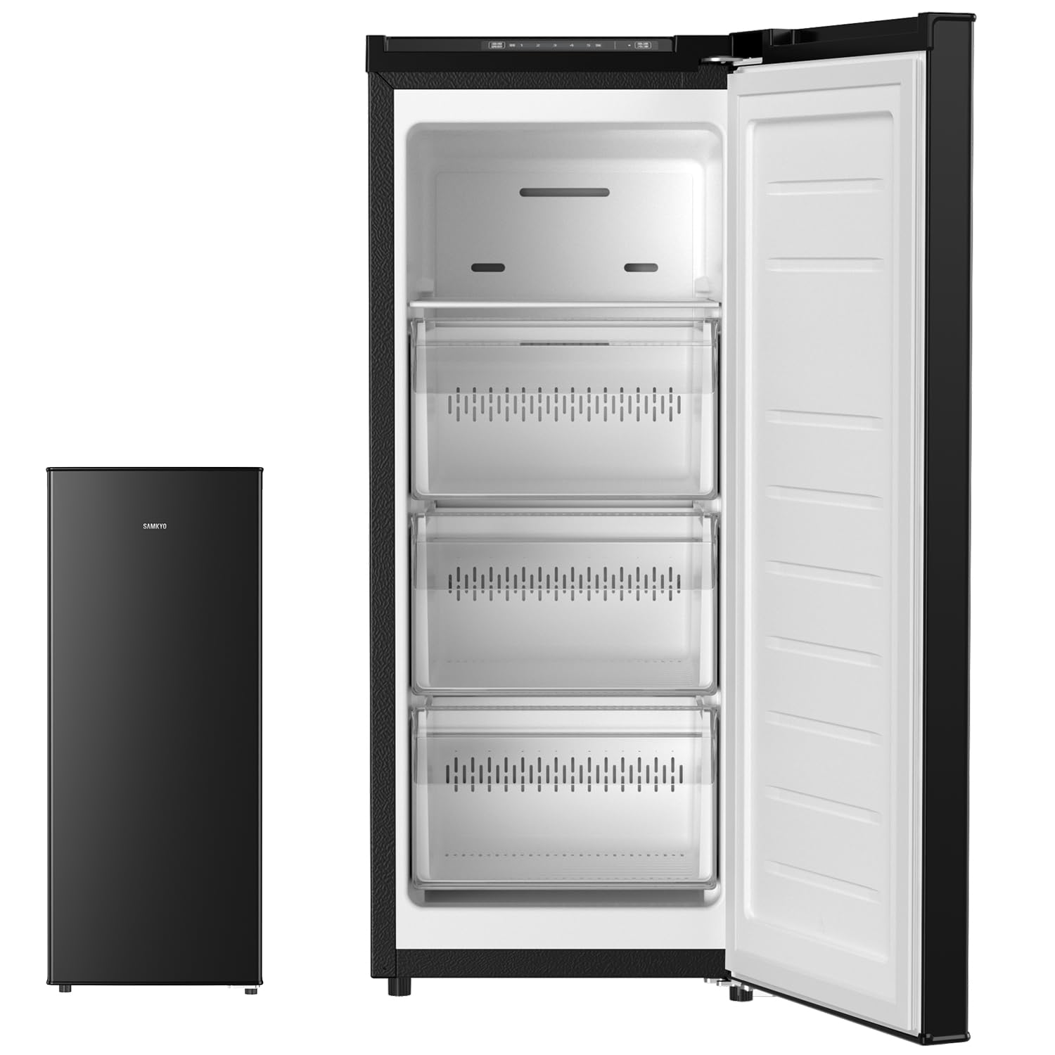 冷蔵庫・冷凍庫 sunn Amazon.co.jp: SAMKYO 70L 冷凍庫 スリム 幅35.6cm 霜取り不要